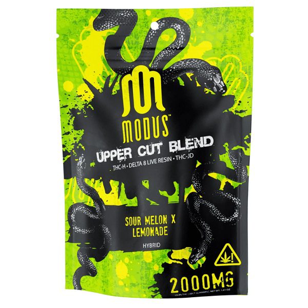 modus uppercut blend gummies 2000mg sour melon lemonade